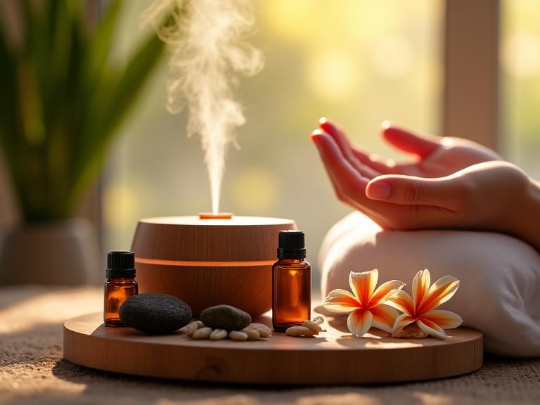 Aromatherapy session para sa wellness enthusiasts